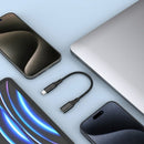 NÖRDIC USB-C hane till Lightning hona-adapter 15 cm