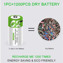 NÖRDIC USB-C Uppladdningsbara batterier 2-pack C/LR14