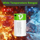 NÖRDIC USB-C Uppladdningsbara batterier 2-pack D/LR20