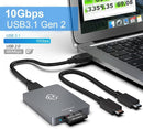 NÖRDIC USB-A&USB-C 3.2 10Gbps Kortläsare CFexpress A