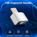 NÖRDIC USB-C Windows Hello Fingeravtrycksläsare för Windows 11/10, Säkerhetsenhet för inloggning på PC och bärbara datorer, Snabbt och säkert lås