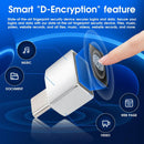 NÖRDIC USB-C Windows Hello Fingeravtrycksläsare för Windows 11/10, Säkerhetsenhet för inloggning på PC och bärbara datorer, Snabbt och säkert lås