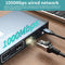 NÖRDIC USB-C DisplayLink Dockningsstation 1 till 17 Dubbla skärmar HDMI + DP, 1xUSB-C PD 100W, 1xUSB-C QC, 2xUSB-C, 1xUSB-A QC, 4xUSB-A, 1xGigaLan
