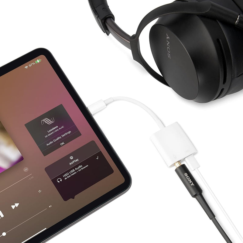 NÖRDIC USB-C till 3.5mm ljudadapter, USB-C hörlursadapter och PD 61W laddning