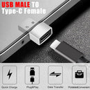 NÖRDIC USB C till OTG USB A adapter metal silver