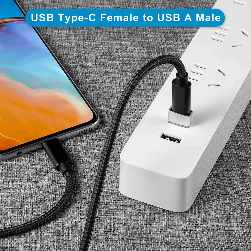 NÖRDIC USB C till OTG USB A adapter metal silver