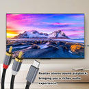 NÖRDIC USB-C till RCA ljudkabel 3m