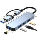 NÖRDIC USB Hubb 4 ports 3xUSB-A 2.0 1xUSB-A 3.0