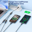 NÖRDIC USB Splitter USB-A till 2xUSB-C