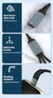 NÖRDIC USB Splitter USB-A till 3xUSB-C