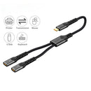 NÖRDIC USB-C Hubb till 1xUSB-C PD60W och 1xUSB-C