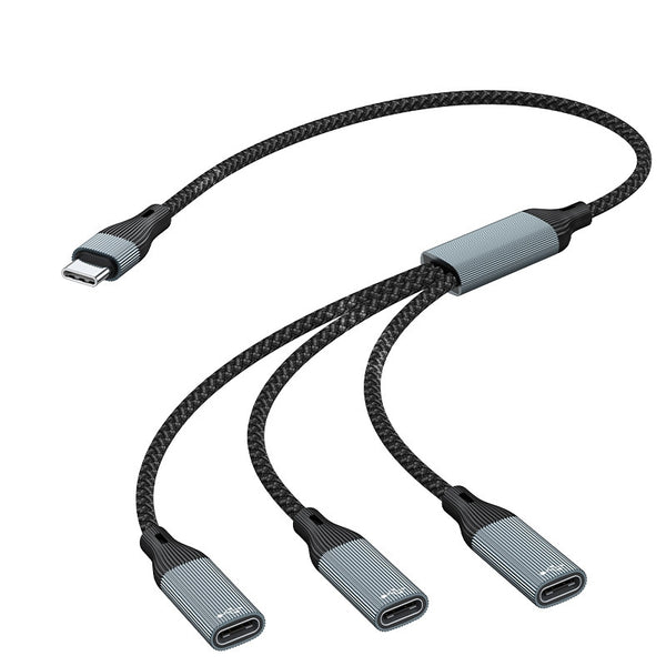 NÖRDIC USB Splitter USB-C till 3xUSB-C