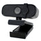 NÖRDIC USB Webcam Full HD 1080p 30fps med mikrofon roterbar 360grader bas och 45grader tilt 2MP