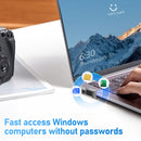 NÖRDIC USB Windows Hello Fingeravtrycksläsare för Windows 11/10, Säkerhetsenhet för inloggning på datorer, Säkerhetslås