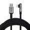 NÖRDIC VR Link kabel 5m USB3.2 Gen1 USB-C till A 5Gbps 3A snabb laddning Quest 2 Super Speed USB Link Cable Svart