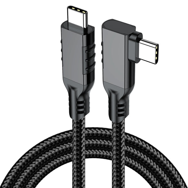 NÖRDIC VR Link kabel 5m USB3.2 Gen1 USB-C till C 20Gbps 100W 4K60Hz snabb laddning Quest 2 Super Speed USB Link-kabel Svart