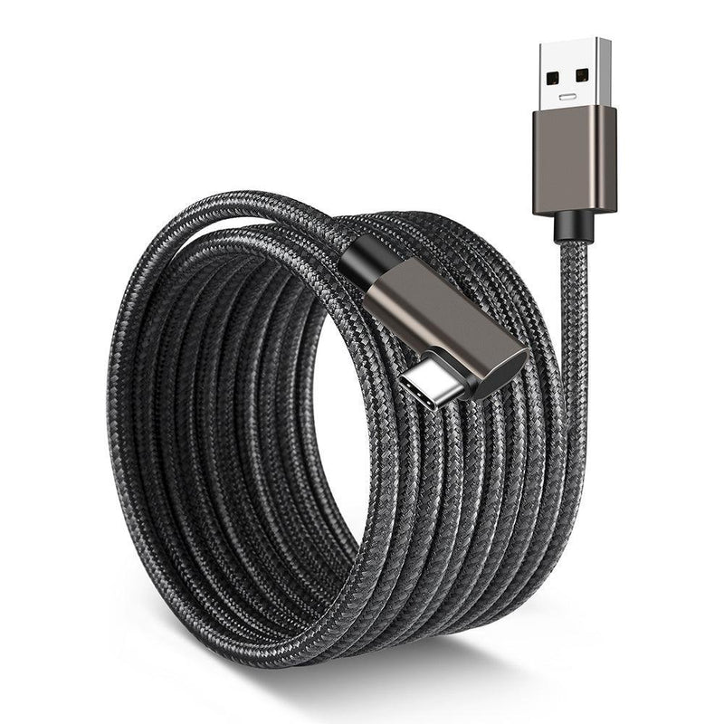 NÖRDIC VR Link kabel 7m USB3.2 Gen1 USB-C till A 5Gbps 3A snabb laddning Oculus Quest 2 Super Speed USB Link Cable