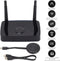 NÖRDIC Trådlöst HD 1080P Multimedia Interface Sändare och Mottagare Kit, Stöd för 5G och 2.4G Dual Band WiFi