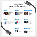 NÖRDIC aktiv USB-C 3.2 Gen 1 till USB-C-kabel 5Gbps 5m