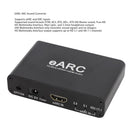 NÖRDIC eARC/ARC HDMI Ljud-Extractor, 24 bit 192 kHz volymkontroll, HDMI, RCA, optisk och 3,5 mm ljudutgång, för HDTV, högtalare och förstärkare