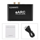 NÖRDIC eARC/ARC HDMI Ljud-Extractor, 24 bit 192 kHz volymkontroll, HDMI, RCA, optisk och 3,5 mm ljudutgång, för HDTV, högtalare och förstärkare