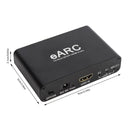 NÖRDIC eARC/ARC HDMI Ljud-Extractor, 24 bit 192 kHz volymkontroll, HDMI, RCA, optisk och 3,5 mm ljudutgång, för HDTV, högtalare och förstärkare