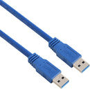 NÖRDIC kabel 50cm USB3.1 A hane till A hane 5Gbps Super Speed USB3.0