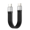 NÖRDIC kort flatkabel USB4 14cm 40Gbps data 8K video PD 100W kompatibel med Thunderbolt 3