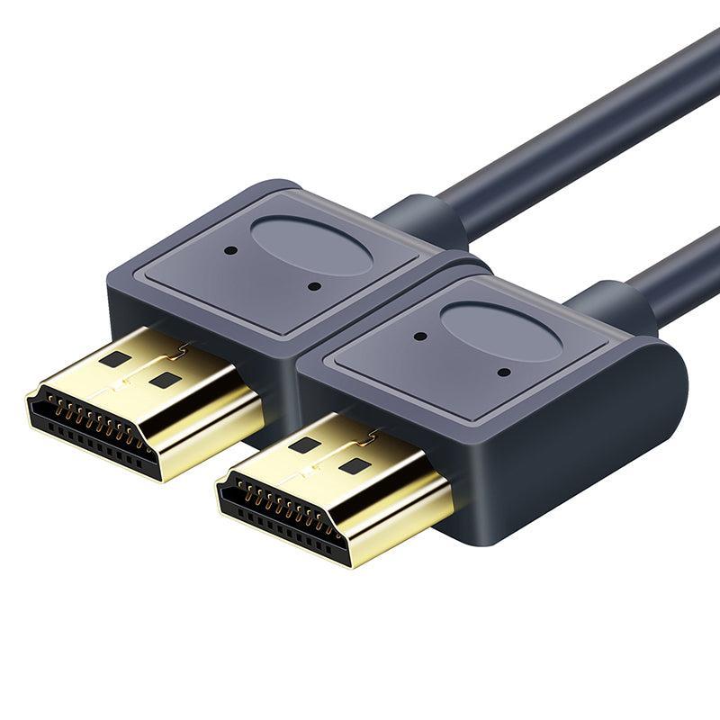 NÖRDIC tunn kabel High Speed HDMI with Ethernet HDMI 2.0 4K60Hz 18Gbps HDCP 2.2 HDR 1,8m