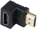 NÖRDIC vinklad  HDMI 4K adapter hane till hona 270 grader