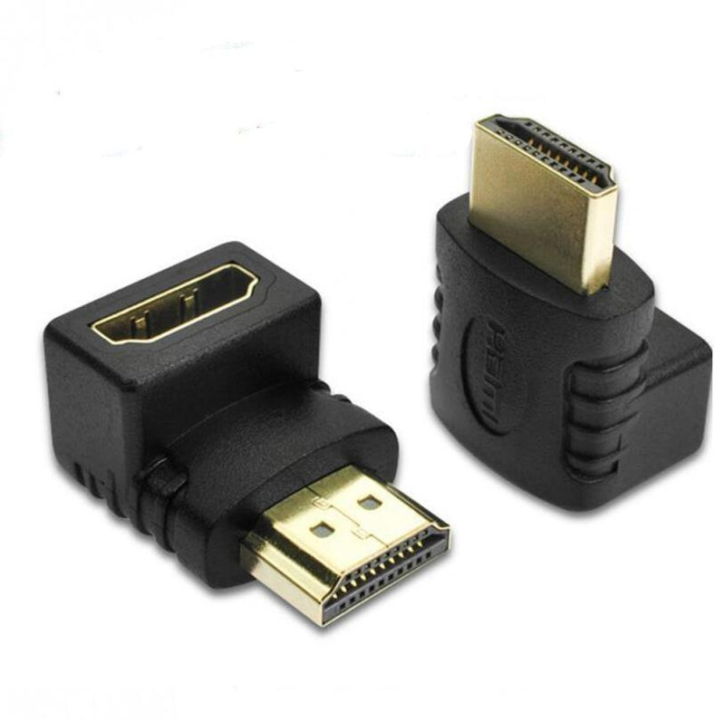 NÖRDIC vinklad  HDMI 4K adapter hane till hona 270 grader