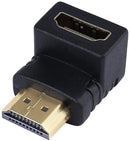 NÖRDIC vinklad  HDMI 4K adapter hane till hona 270 grader