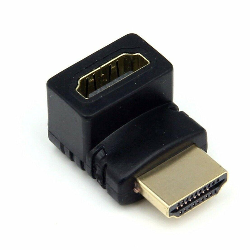 NÖRDIC vinklad HDMI 4K adapter hane till hona 90 grader