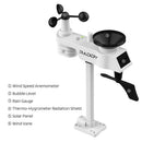 Professional 13 in 1 Wireless Weather Station with Outdoor Sensor, Thermometer, Barometer, Hygrometer, Wind & Rain Gauge