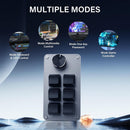 Programmable Keyboard USB Mini 6 Keys 1 Button Mechanical OSU Gaming Keyboard RGB DIY Multifunction Keyboard Compatible with Mac OS Windows
