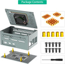 Raspberry Pi 5 Aluminum Enclosure Case With PWM Fan Heatsinks