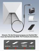 STARLINK Mini DC5.5x21 to USB-C extension 20cm Waterproof Power Converter with Smart PD Chip,Works with 100W+ PD Charger, Power Bank, Power Station