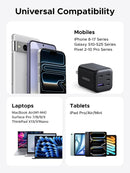 UGREEN 5-Port 45W USB-C Fast GaN Charger Block, PD/PPS/QC with 4 USB C Port for iPhone 17/16/15, Galaxy S26/S25/S24/S23, iPad, MacBook Neo/Air