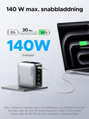 UGREEN Nexode Pro 160W USB C Charger 5-Port Smart Display Touch Control