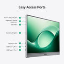 USB 16.1" Portable Monitor FHD 1080P, 100% sRGB IPS Eye Care Screen with Adjustable Kickstand, Slim Laptop Display for Office & Entertainment