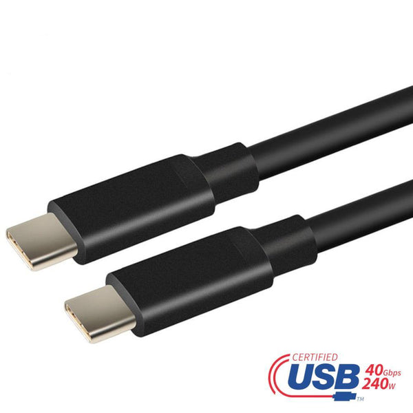 USB-IF Certified USB4 PD 3.1 240W snabbladdning 40Gbps 8K60Hz 1m med E-Marker