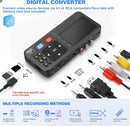 Video to Digital Recorder Standalone for Recording VHS Tapes, VCR, DVR, DVD, Hi8, DV Player, RCA, CVBS, TV Box, Camcorder, Gaming Consoles to USB SD Card