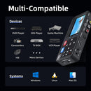 Video to Digital Recorder Standalone for Recording VHS Tapes, VCR, DVR, DVD, Hi8, DV Player, RCA, CVBS, TV Box, Camcorder, Gaming Consoles to USB SD Card