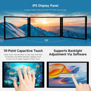 Waveshare 10.1 inch DSI Capacitive Touch Display, 800 x 1280, IPS Panel, Optical Bonding Toughened Glass Panel, for Raspberry Pi/RK3576/RK3506/ESP32-P4