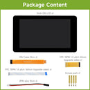 Waveshare 7 Inch Screen Capacitive Touch Display Raspberry Pi 5 4B Raspberry Pi 3B+/3B/3A+ CM3/3+/4 and VisionFive2 Core3566, 800 × 480 Resolution with DSI Interface