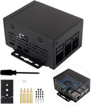 Waveshare industriellt metallchassi (D) för Raspberry Pi 5