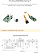 Waveshare SC3336 3MP Camera Module (B), with High Sensitivity, High SNR, and Low Light Performance,