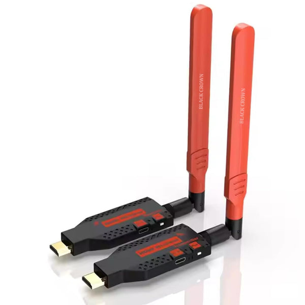 Wireless HDMI Extender Transmitter & Receiver 150m Long Range, 1080P@60Hz Full HD, 1TX to 1RX, 5.8G Wireless HDMI Plug & Play