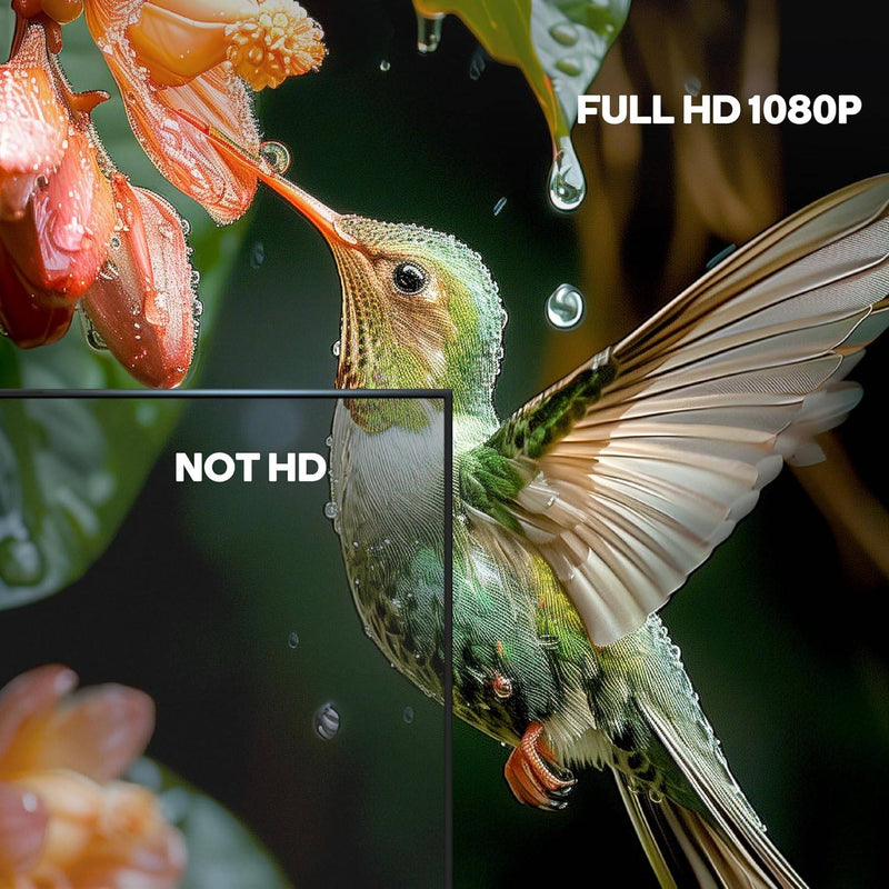 NÖRDIC Trådlös HDMI Sändare och Mottagare, 1080P Full HD Trådlöst Video-överföringssystem med Loop Out, 400m