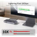 iDock B12 8K Dual Monitor Gaming KVM Docking Station for 1 Laptop & 1 Desktop with 2.5GbE